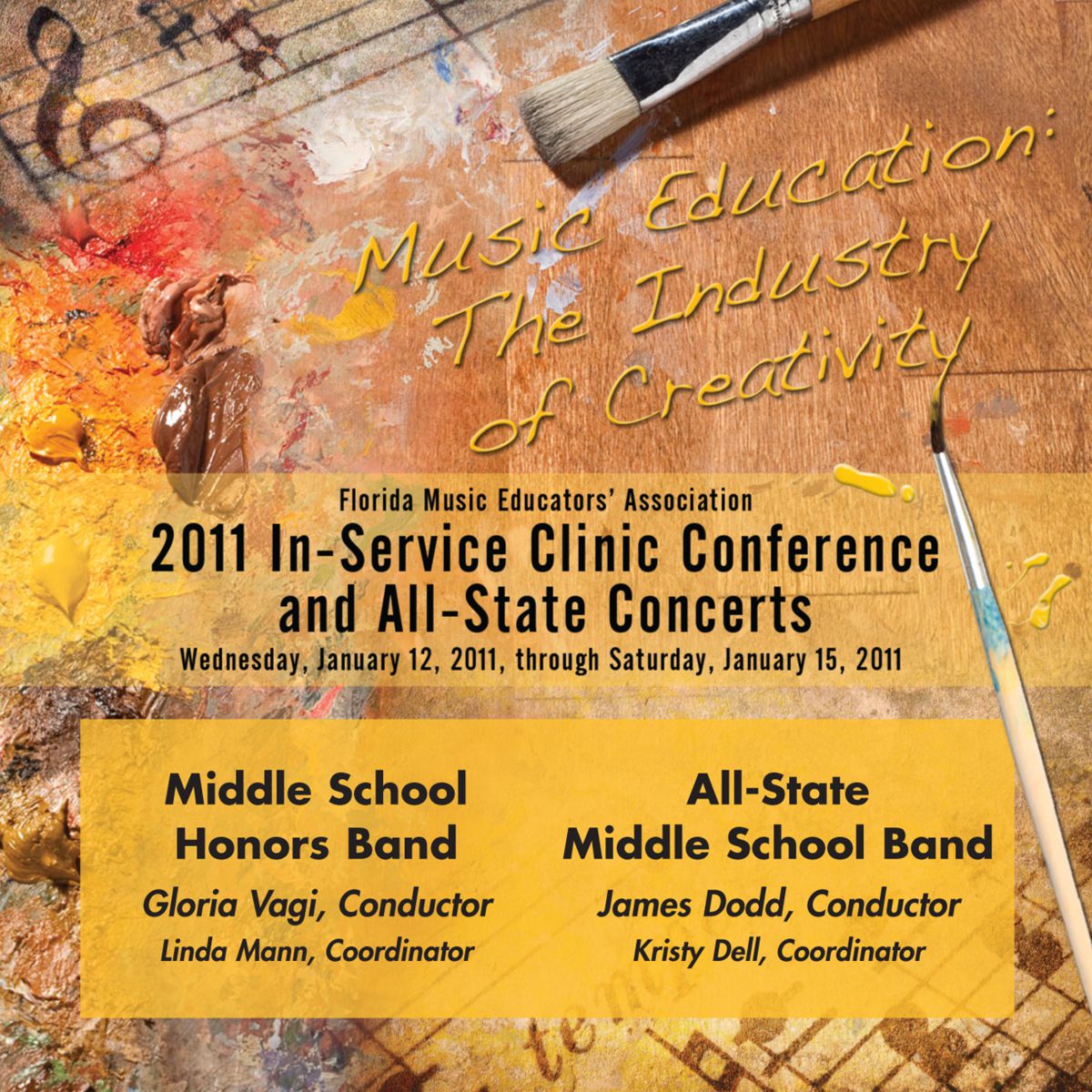 2011 Florida Music Educators Association: Middle School Honors Band and All-State Middle School Band - clicca qui