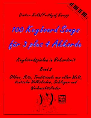 100 Keyboard Songs #2 fr 3 plus 4 Akkorde - cliccare qui