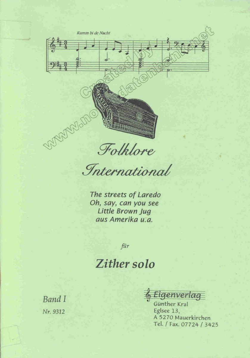 Folklore International #1 f�r Zither - cliccare qui