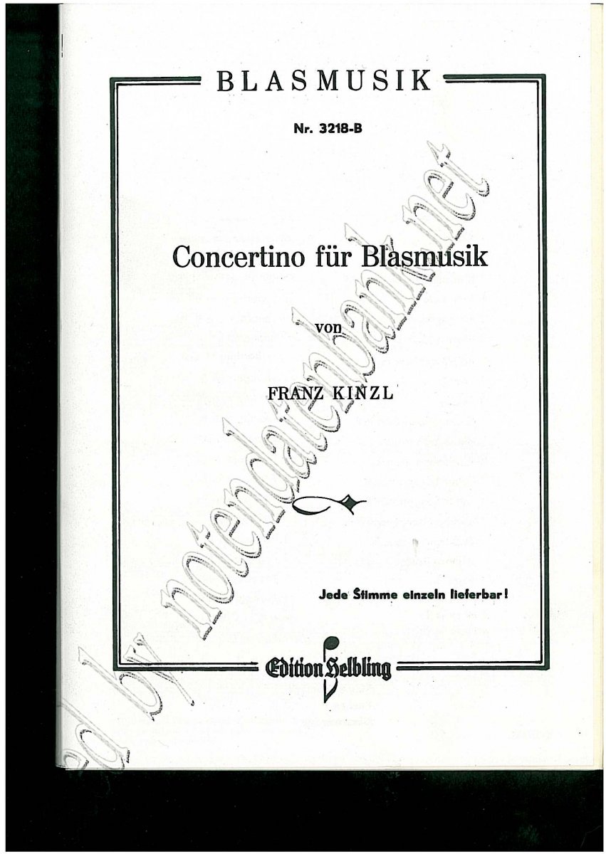Concertino für Blasmusk - cliccare qui Concertino für Blasmusk - cliccare qui