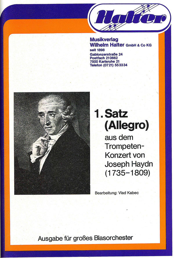 1. Satz 'Allegro' aus dem Trompetenkonzert - cliccare qui