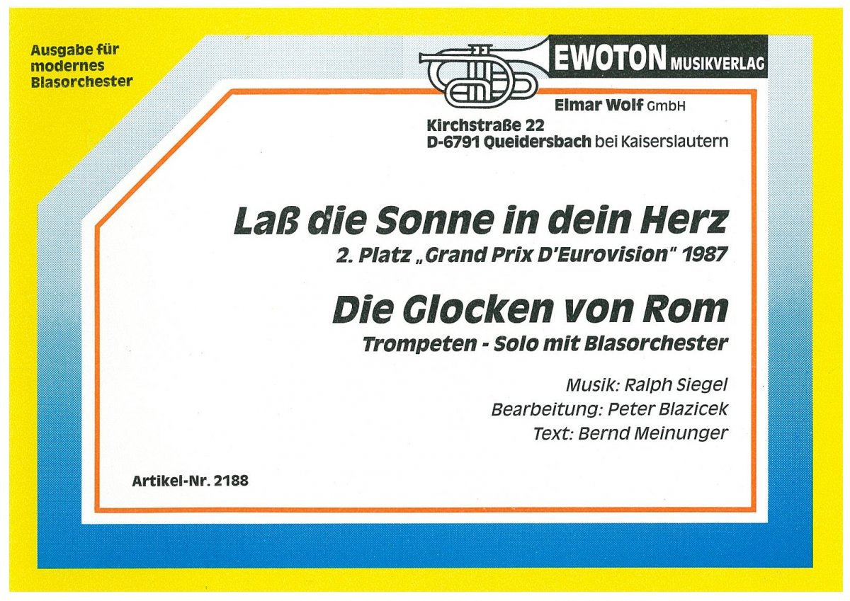 Lass die Sonne in dein Herz - cliccare qui Lass die Sonne in dein Herz - cliccare qui