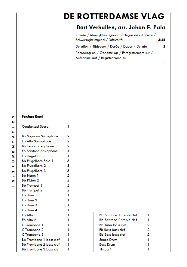 Rotterdamse Vlag, De - clicca qui