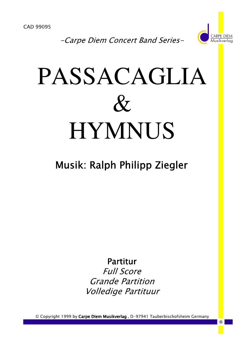 Passacaglia und Hymnus - cliccare qui Passacaglia und Hymnus - cliccare qui