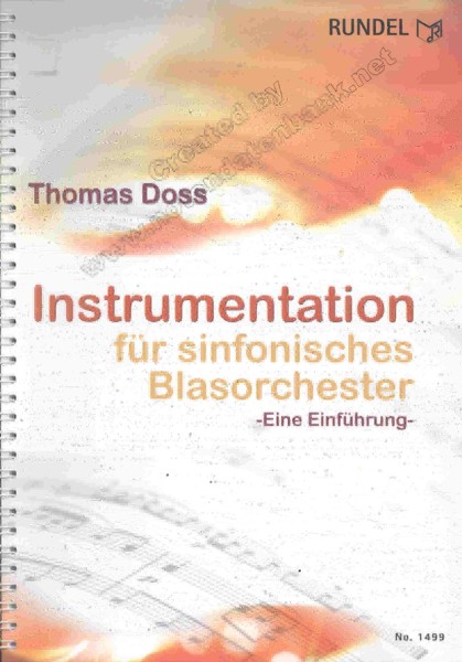 Instrumentation f�r sinfonisches Blasorchester: Eine Einf�hrung - cliccare qui