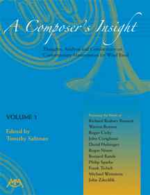 A Composer's Insight #3: Thoughts, Analysis and Commentary on Contemporary Masterpieces for Wind Band - clicca per un'immagine più grande