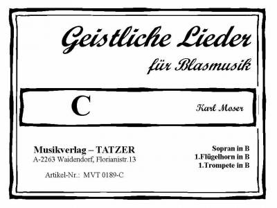 Geistliche Lieder fr Blasmusik, Heft C - clicca qui