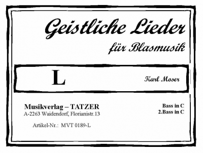 Geistliche Lieder fr Blasmusik, Heft L - clicca qui