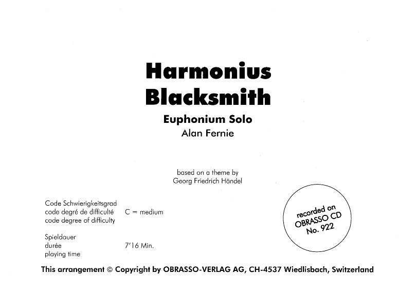 Harmonious Blacksmith, The - clicca qui