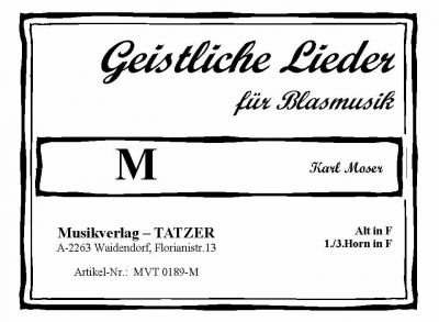 Geistliche Lieder fr Blasmusik, Heft M - clicca qui