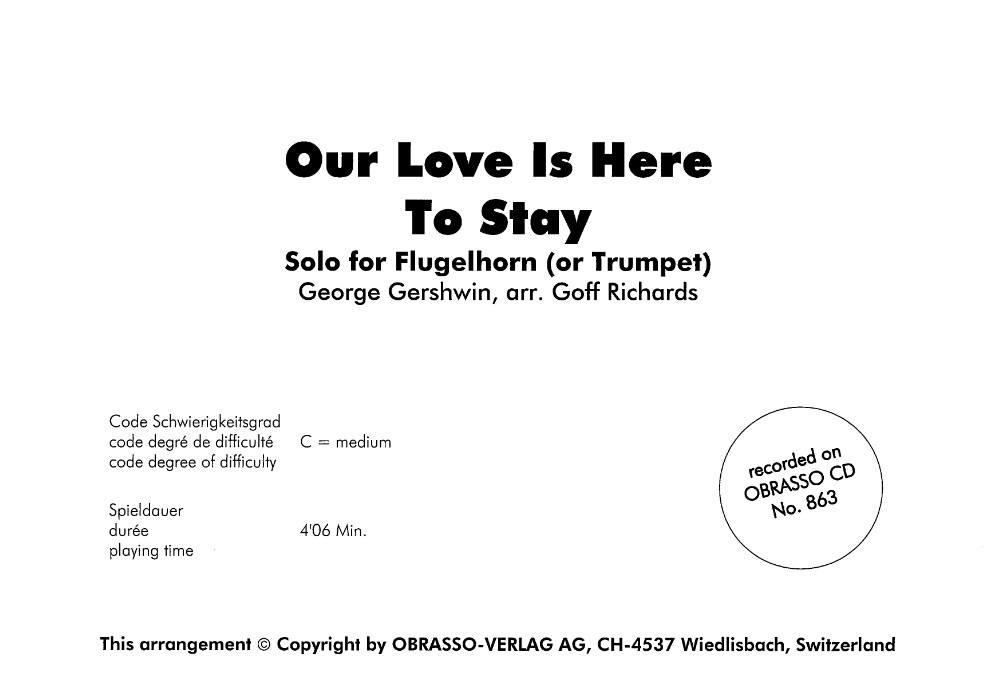 Our Love is Here to Stay - clicca qui