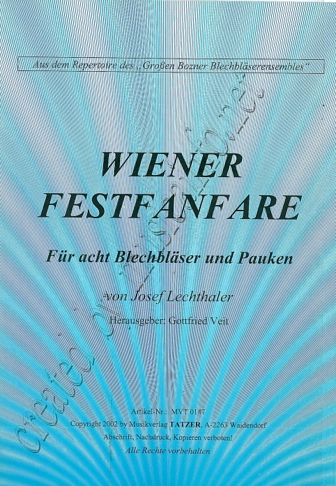 Wiener Festfanfare - cliccare qui
