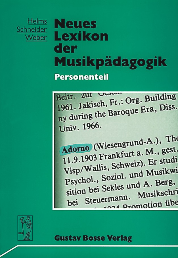Neues Lexikon der Musikp�dagogik - cliccare qui
