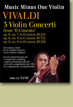 Violin Concerti (3 concerti) from 'Il Cimento' - cliccare qui