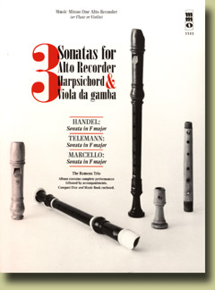 3 Sonatas for Alto Recorder (or flute, or violin), Harpsichord and Viola da gamba - cliccare qui