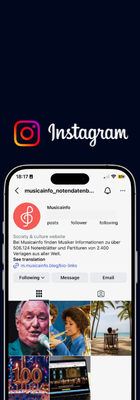 Musicainfo Instagram - clicca qui