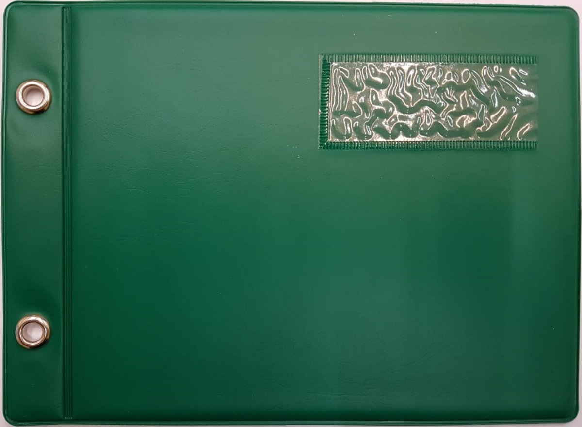 Marschbuchdeckel Normalfornat, mittelgr�n - cliccare qui